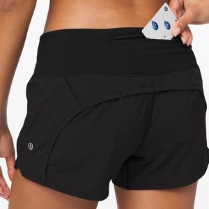 Lulu Lemon Black Running Shorts